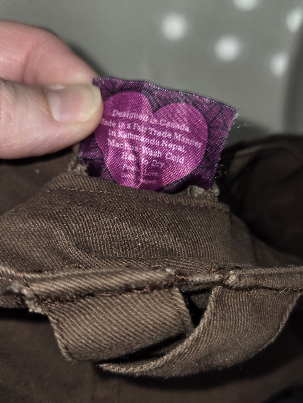 The Fairies Pyjamas Brown Utility Pants - Picture 7 of 9